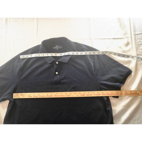 Vineyard Vines Polo Men Sz XL Blue Short Sleeve 2 Button Everyday - Picture 5 of 6